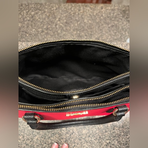 Coach Red, White and Black Satchel or Crossbody - Picture 9 of 14